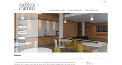 Desktop Screenshot of hoteljacquescartier.com